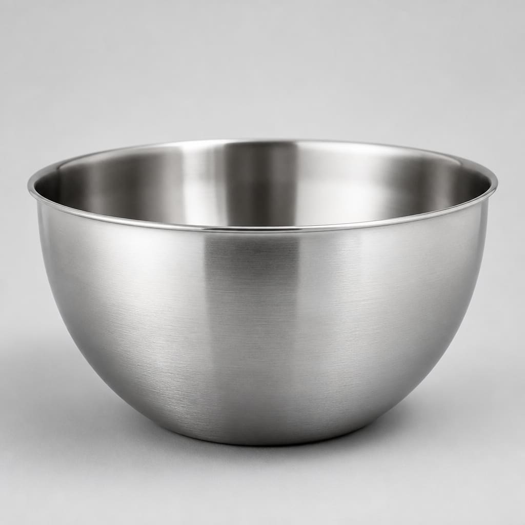Stainless steel mixing bowl